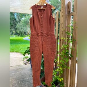 DULUTH Women's DuluthFlex Fire Hose Ltd. Jumpsuit Coveralls Womens 8 Brown